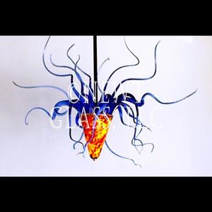 Blue Magma
 Small light fixture with blue squiggles