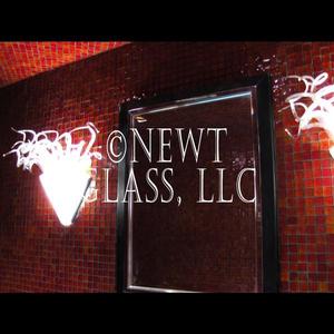 Tahoe Ice
 Sconces with a white glass frosted bottom and clear glass top spires