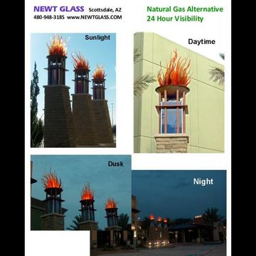 Green alternative to gas flames-Click to enlarge