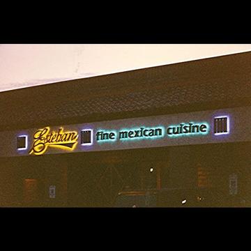 Esteban Restaurant sign