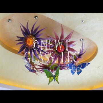 Flower and Butterfly chandelier