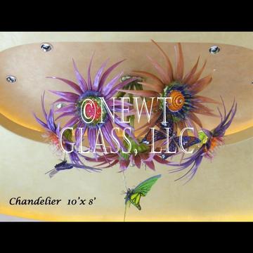 Flower and Butterfly chandelier