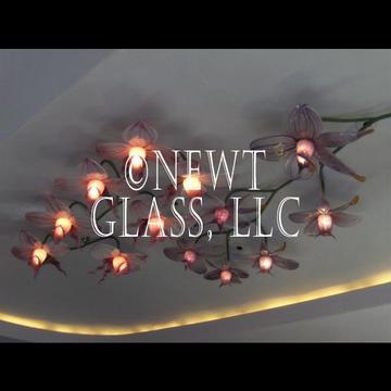 Orchid chandelier