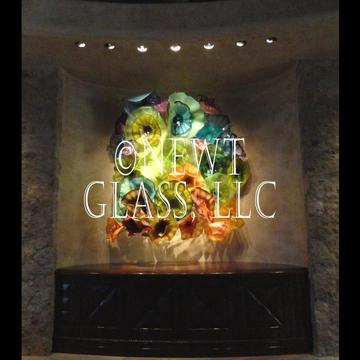 Blown glass sculpture