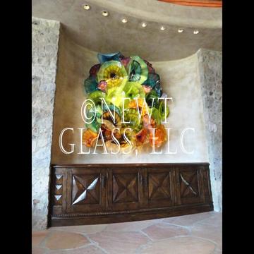 Custom glass sculpture
